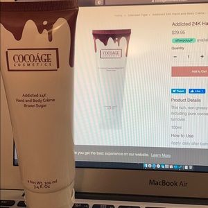 Cocoáge Cosmetics 24k Hand & Body Crème